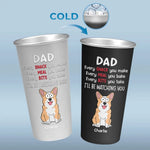 You Know That I Love Snacks - Dog Personalized Custom Aluminum Changing Color Cup - Gift For Dad, Dog Lovers