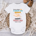 A New Chapter Begins With Your First Cry - Family Personalized Custom Baby Onesie - Father's Day, Baby Shower Gift, Gift For First Dad