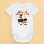 I'm Dad's Little Baby - Family Personalized Custom Baby Onesie - Father's Day, Baby Shower Gift, Gift For Dad, New Dads, Grandpa