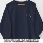 The Special Bond Between Dad And Children - Family Personalized Custom Embroidered Sweatshirt - Father's Day, Gift For Dad, Grandpa