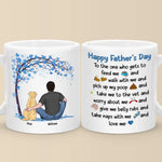 A Bond That Can't Be Broken - Dog Personalized Custom Mug - Father's Day, Gift For Dad, Dog Lovers