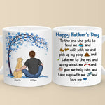 A Bond That Can't Be Broken - Dog Personalized Custom Mug - Father's Day, Gift For Dad, Dog Lovers
