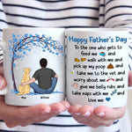 A Bond That Can't Be Broken - Dog Personalized Custom Mug - Father's Day, Gift For Dad, Dog Lovers