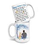 A Bond That Can't Be Broken - Dog Personalized Custom Mug - Father's Day, Gift For Dad, Dog Lovers