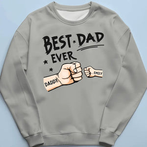 The Best Dad Ever - Family Personalized Custom Unisex T-shirt, Hoodie, Sweatshirt - New Arrival, Father's Day, Birthday Gift For Dad AMZ