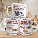 Cheers To The World’s Best Dog Dad - Dog Personalized Custom 3D Inflated Effect Printed Mug - Gift For Pet Owners, Pet Lovers