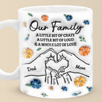 Always, Forever And No Matter What - Family Personalized Custom 3D Inflated Effect Printed Mug - Gift For Family