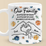 Always, Forever And No Matter What - Family Personalized Custom 3D Inflated Effect Printed Mug - Gift For Family