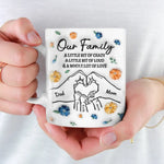 Always, Forever And No Matter What - Family Personalized Custom 3D Inflated Effect Printed Mug - Gift For Family