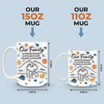 Always, Forever And No Matter What - Family Personalized Custom 3D Inflated Effect Printed Mug - Gift For Family