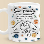 Always, Forever And No Matter What - Family Personalized Custom 3D Inflated Effect Printed Mug - Gift For Family