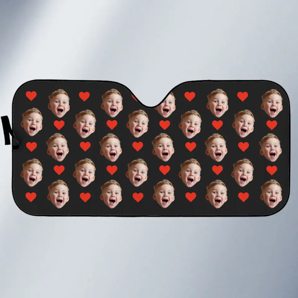 Custom Photo Family Adventures Create The Best Memories - Family Personalized Custom Auto Windshield Sunshade, Car Window Protector - Gift For Family Members