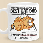 One Cat Just Leads To Another - Cat Personalized Custom Mug - Father's Day, Gift For Dad, Cat Lovers