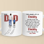 We Have A Long Way To Go - Family Personalized Custom Mug - Father's Day, Gift For Dad