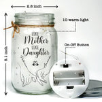 A Mother's Love Is The Greatest Teacher - Family Personalized Custom Mason Jar Light - Gift For Mom, Daughter