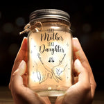 A Mother's Love Is The Greatest Teacher - Family Personalized Custom Mason Jar Light - Gift For Mom, Daughter