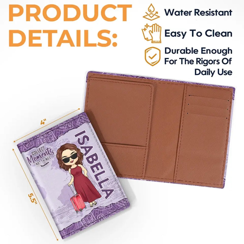 The Best Journey Takes You Home - Travel Personalized Custom Passport Cover, Passport Holder - Holiday Vacation Gift, Gift For Women