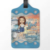 Go Solo, Go Far - Travel Personalized Custom Luggage Tag - Holiday Vacation Gift, Gift For Adventure Travel Lovers