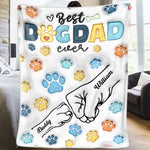 Dog Dad For The Whole Life - Dog Personalized Custom 3D Inflated Effect Printed Blanket - Father's Day, Gift For Pet Owners, Pet Lovers