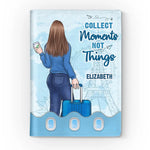 It's Summertime, If Not Now Then When - Travel Personalized Custom Passport Cover, Passport Holder - Holiday Vacation Gift, Gift For Women