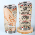 You Are An Amazing Father - Family Personalized Custom Tumbler - Father's Day, Baby Shower Gift, Gift For New Dads, Dad