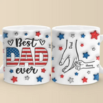 You Have To Deserve Your Father’s Love - Family Personalized Custom 3D Inflated Effect Printed Mug - Father's Day, Gift For Dad