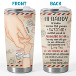You Are An Amazing Father - Family Personalized Custom Tumbler - Father's Day, Baby Shower Gift, Gift For New Dads, Dad