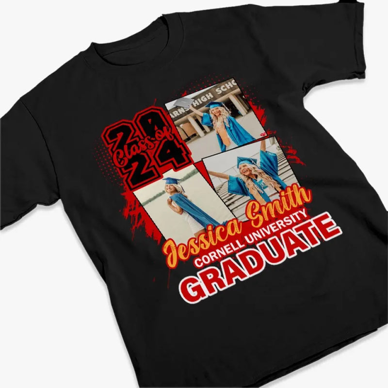Custom Photo All Our Dreams Can Come True - Family Personalized Custom Unisex T-shirt, Hoodie, Sweatshirt - Graduation Gift For Family