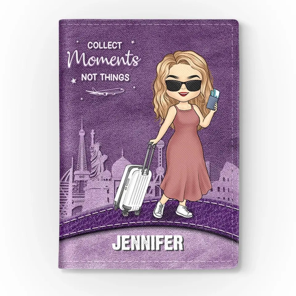 All I Want Is Love A Passport - Travel Personalized Custom Passport Cover, Passport Holder - Holiday Vacation Gift, Gift For Adventure Travel Lovers