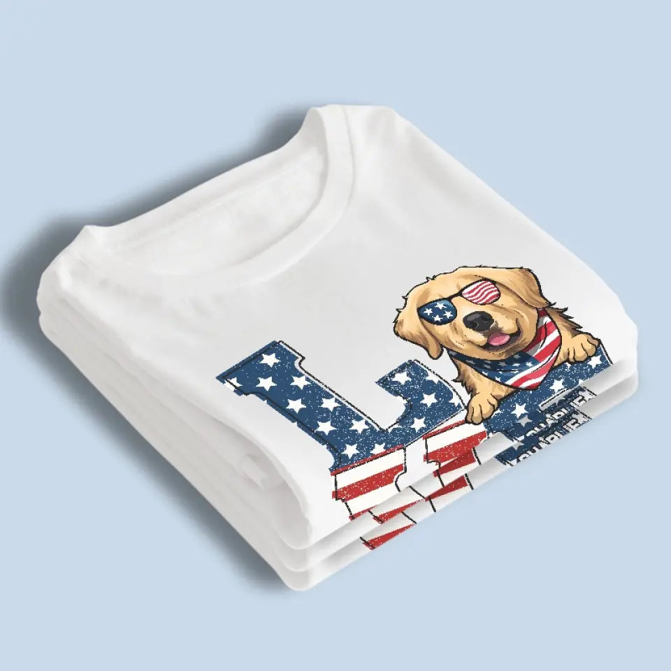 Let Me Celebrate The Independence With You - Dog & Cat Personalized Custom Unisex T-shirt, Hoodie, Sweatshirt - 4th Of July, Gift For Pet Owners, Pet Lovers