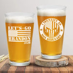 Proud Member Of The FJB Club - US Trump Election Beer Glass