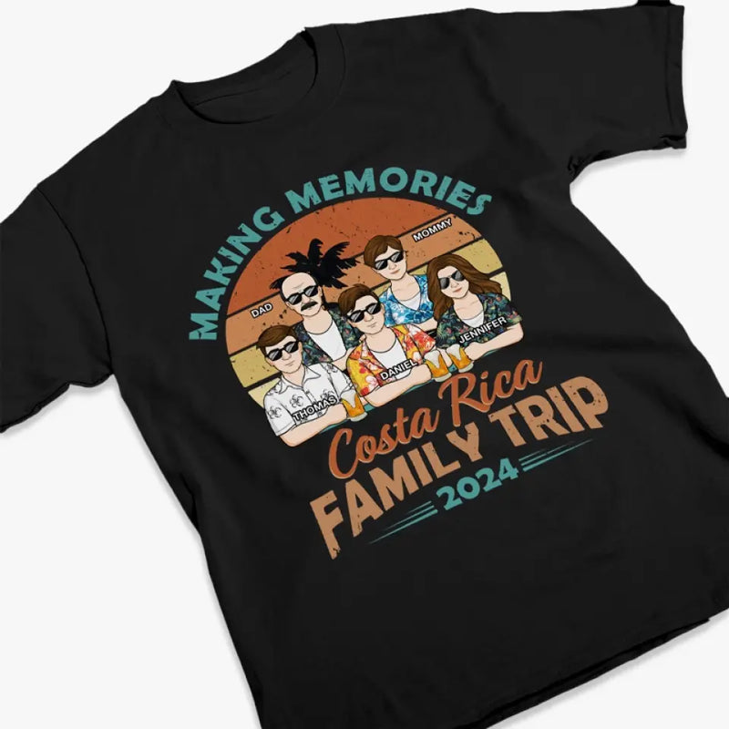 Life Is A Journey Best Traveled Together - Family Personalized Custom Unisex T-shirt, Hoodie, Sweatshirt - Summer Vacation Gift For Family Members