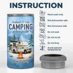 Every Moment Is A Fresh Beginning - Camping Personalized Custom 4 In 1 Can Cooler Tumbler - Gift For Couple, Husband, Wife