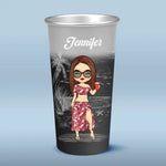 Summertime Is Calling - Bestie Personalized Custom Aluminum Changing Color Cup - Summer Vacation Gift For Best Friends, Sisters