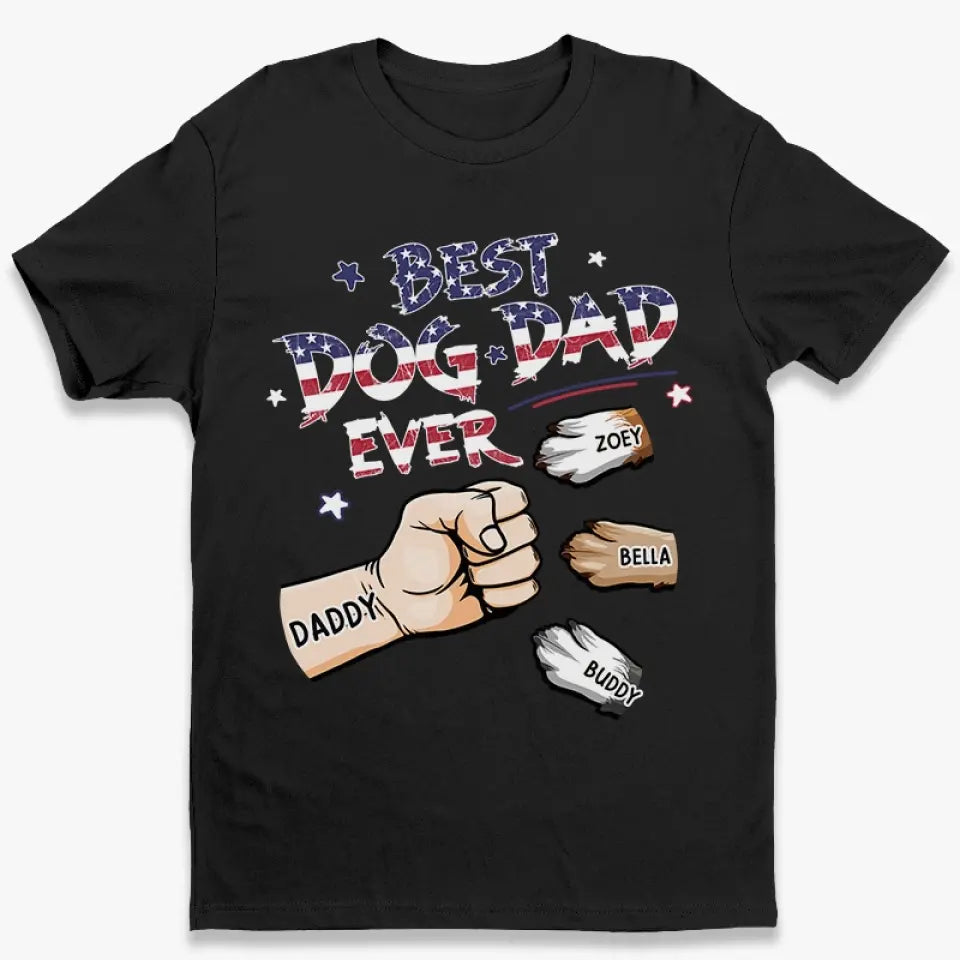 Life Is Better With Pawprints - Dog & Cat Personalized Custom Unisex T-shirt, Hoodie, Sweatshirt - 4th Of July, Gift For Pet Owners, Pet Lovers