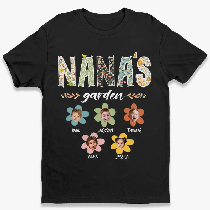 Custom Photo When A Child Is Born, So Are Grandmothers - Family Personalized Custom Unisex T-shirt, Hoodie, Sweatshirt - Gift For Grandma, Grandparent