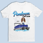 Find Your Peace On A Pontoon - Family Personalized Custom Unisex T-shirt, Hoodie, Sweatshirt - Gift For Pontoon Lovers