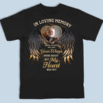 Custom Photo In Loving Memory - Memorial Personalized Custom Back Printed Unisex T-shirt, Hoodie, Sweatshirt - Sympathy Gift For Family