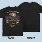 Custom Photo In Loving Memory - Memorial Personalized Custom Back Printed Unisex T-shirt, Hoodie, Sweatshirt - Sympathy Gift For Family