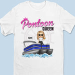 Catch Me On The Pontoon - Family Personalized Custom Unisex T-shirt, Hoodie, Sweatshirt - Gift For Women, Pontoon Lovers