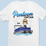 Find Your Peace On A Pontoon - Family Personalized Custom Unisex T-shirt, Hoodie, Sweatshirt - Gift For Pontoon Lovers