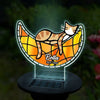 Restez à jamais dans votre cœur - Lampe solaire de jardin personnalisée commémorative - Cadeau de condoléances pour les propriétaires et les amoureux des animaux
