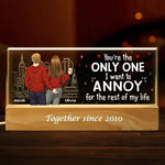 Love Is All You Need - Couple Personalized Custom Acrylic Letters 3D LED Night Light - Gift For Husband, Wife, Couple
