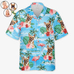 Custom Photo Ready To Go To The Beach - Dog & Cat Personalized Custom Unisex Tropical Hawaiian Aloha Shirt - Summer Vacation Gift, Gift For Dog Lovers, Pet Lovers