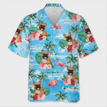 Custom Photo It's Beach Time - Dog & Cat Personalized Custom Unisex Tropical Hawaiian Aloha Shirt - Summer Vacation Gift, Gift For Dog Lovers, Cat Lovers