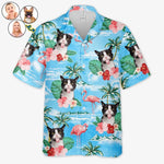 Custom Photo It's Beach Time - Dog & Cat Personalized Custom Unisex Tropical Hawaiian Aloha Shirt - Summer Vacation Gift, Gift For Dog Lovers, Cat Lovers
