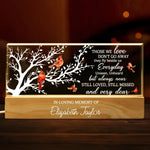 Your Light Will Never Fade - Memorial Personalized Custom Acrylic Letters 3D LED Night Light - Sympathy Gift For Family Members