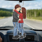 Every Day With You Is The Best Day Of My Life - Couple Personalized Custom Car Ornament - Acrylic Custom Shaped - Gift For Couple