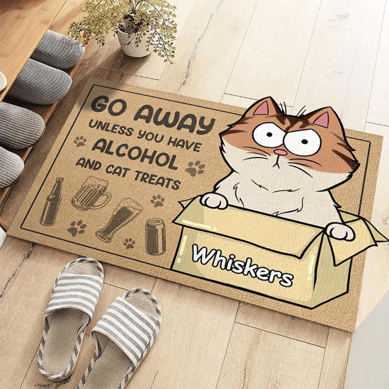 The Cat Is Nature’s Beauty - Cat Personalized Custom Shaped Home Decor Decorative Mat - House Warming Gift For Cat Lovers