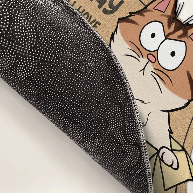 The Cat Is Nature’s Beauty - Cat Personalized Custom Shaped Home Decor Decorative Mat - House Warming Gift For Cat Lovers